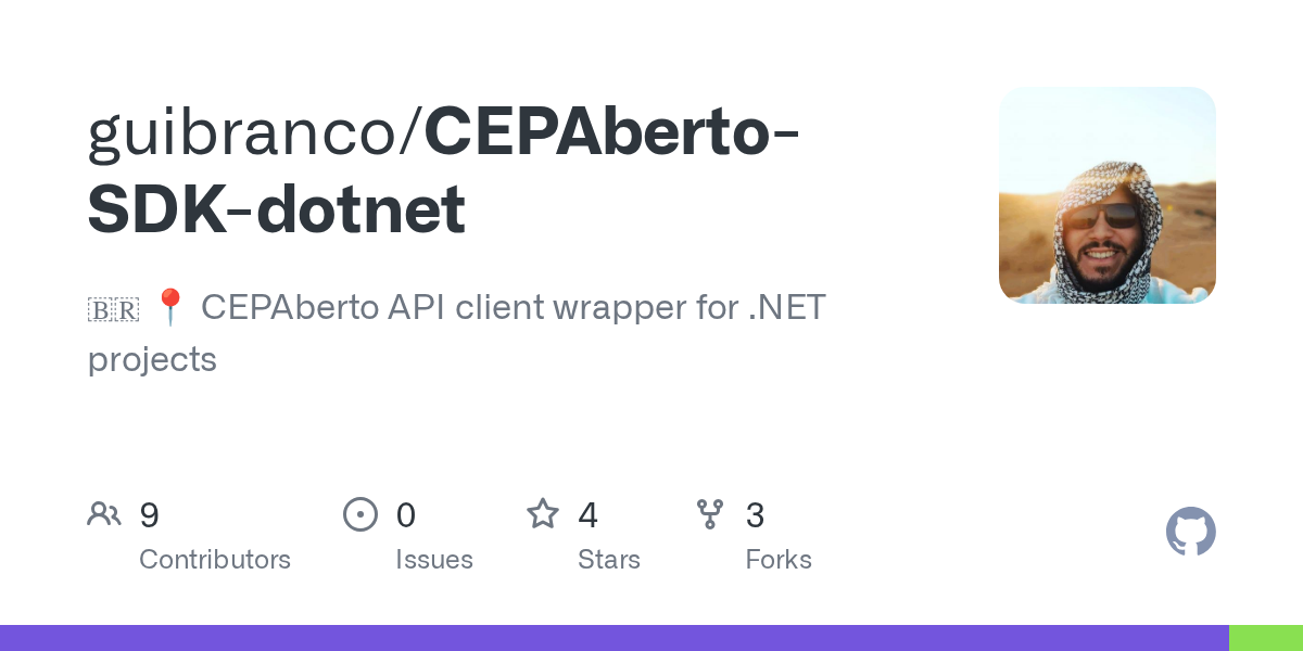 CEPAberto-SDK-dotnet preview