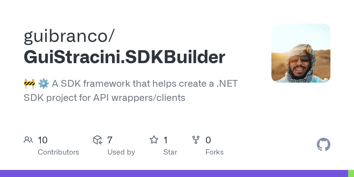 GuiStracini.SDKBuilder preview