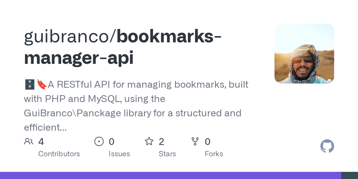 bookmarks-manager-api preview