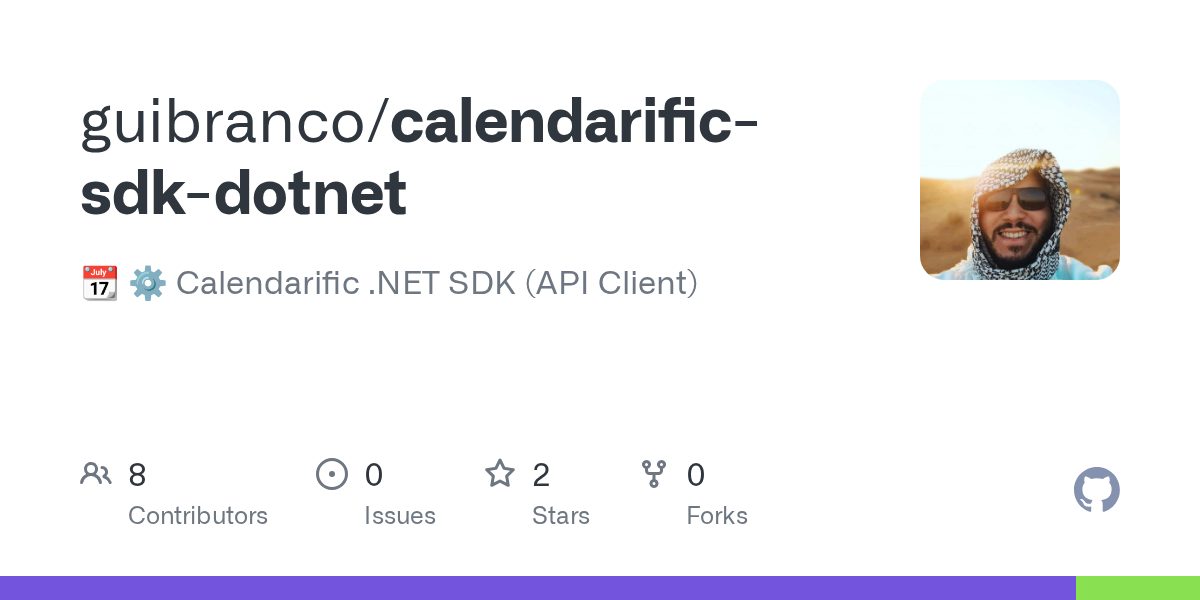 calendarific-sdk-dotnet preview