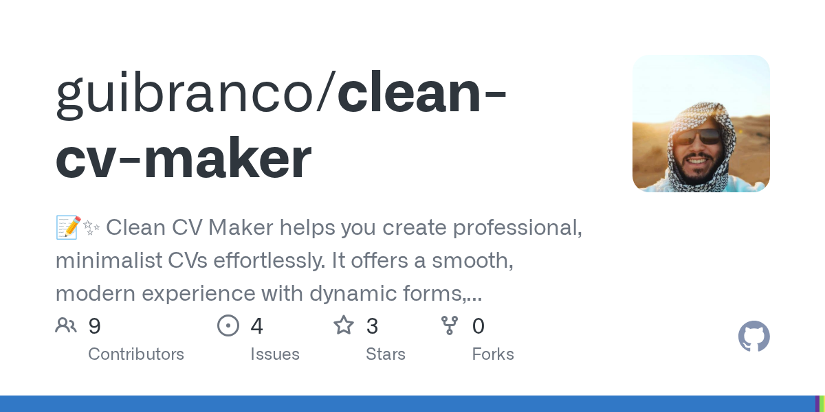 clean-cv-maker preview