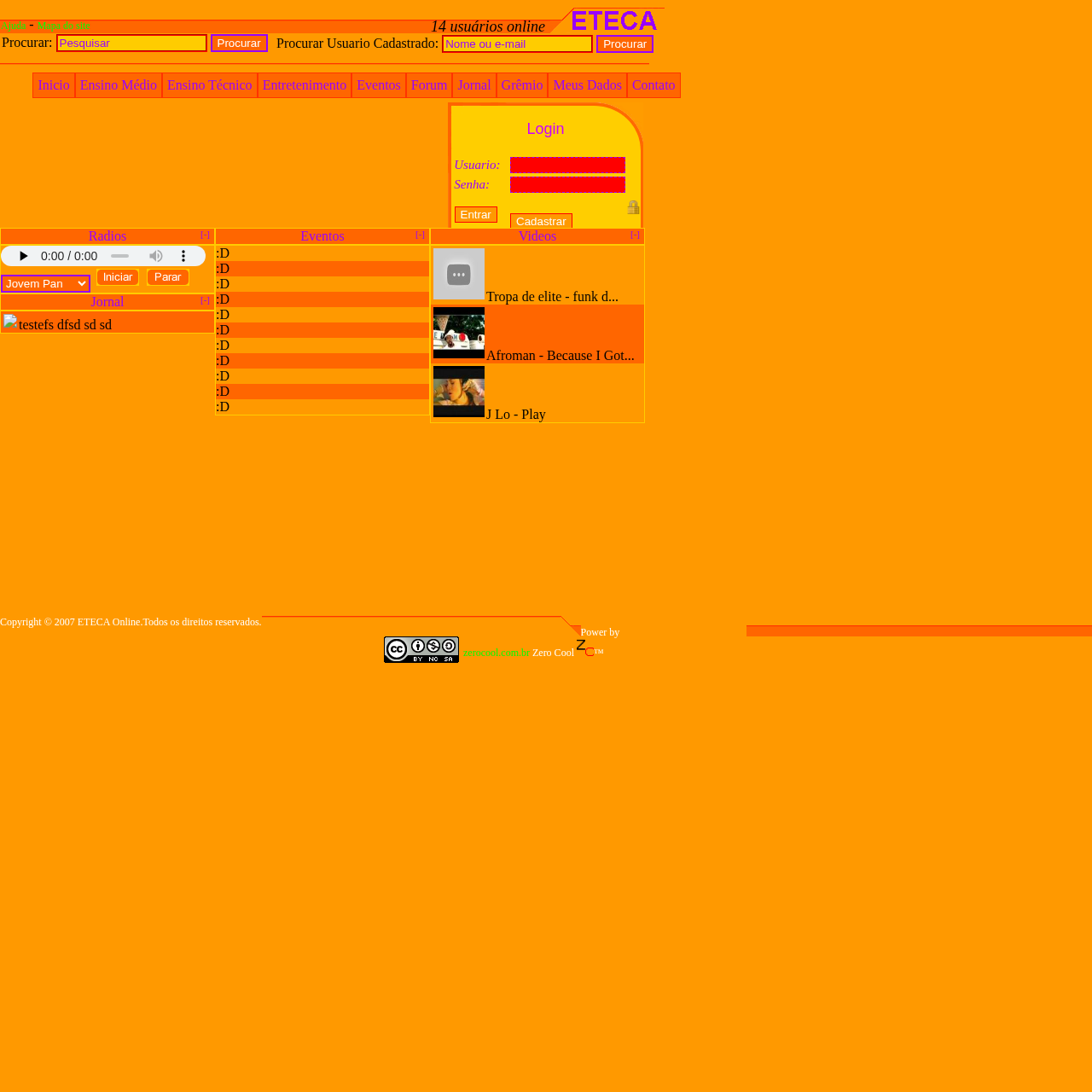 Eteca screenshot