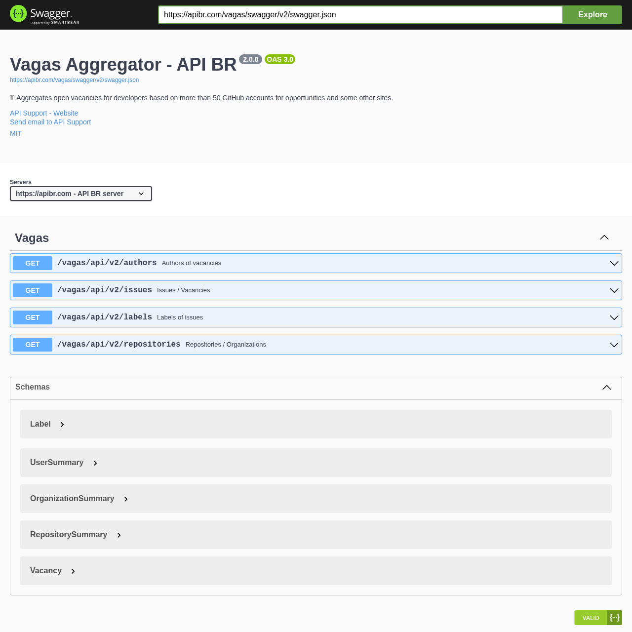 Vagas screenshot